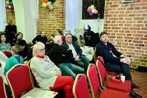 Burmistrz Nidzicy i Wicestarosta na widowni