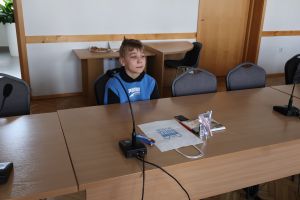 Uczestnik konkursu oczekuje na jego rozpoczęcie
