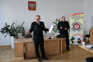 Organizator konkursu przemawia