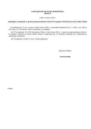 zarządzenie nr 39/2024 str.1