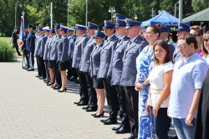 Policjanci i policjantki na zbórce