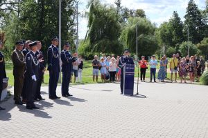 Przemowa Komendanta Powiatowej Komendy w Nidzicy