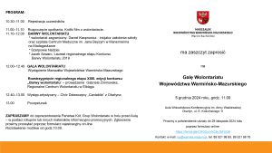 Zaproszenie na Galę Wolontariatu strona 2