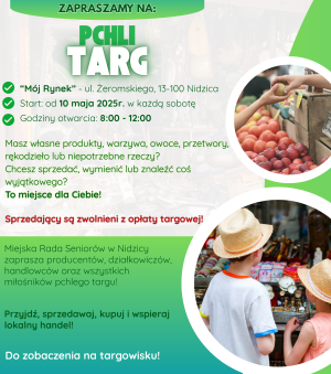 Pchli Targ w Nidzicy - plakat