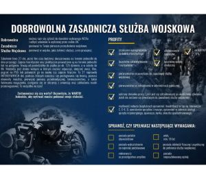 Dobrowolna Zasadnicza Służba Wojskowa 2025 r. - plakat 2