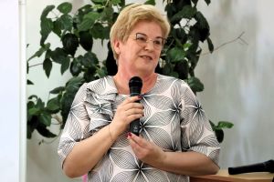 Skretarz Miasta - Elżbieta Płoska podcxas przemowy