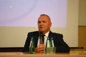 Jacek Kosmala - Burmistrz Nidzicy podczas swojego panelu na IX Kongresie Przyszłości