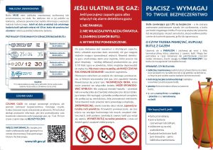 bezpieczna butla - bezpieczny dom - ulotka str. 1