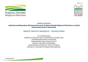 Załącznik nr 1b - plakat informujący o dofinansowaniu