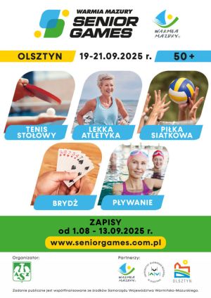 Plakat Senior Games 2025