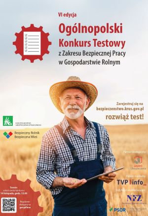 konkurs testowy - plakat