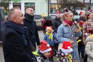 Radość na twarzy burmistrza