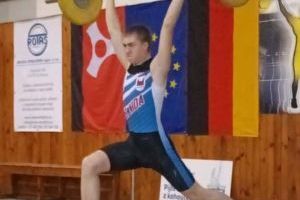 Sztangista podczas swojej próby