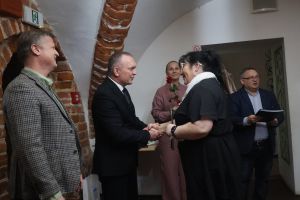 Burmistrz Nidzicy składa życzenia pani Sołtys (5)