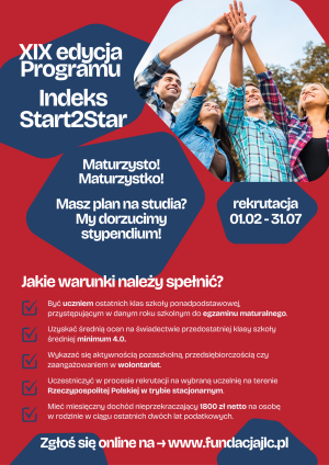 Fundacja JLC Plakat XIX edycja Programu Indeks Start2Star_pdf