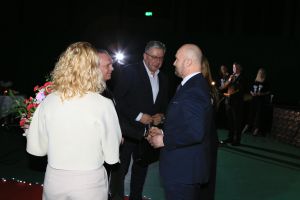 Rozmowy podczas gali sportu