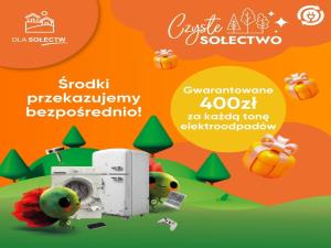 "Czyste Sołectwo" 2025 - zbieraj elektroodpady i zdobywaj nagrody pieniężne!